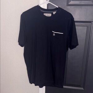 Original Penguin Men's Blue and white T-Shirt